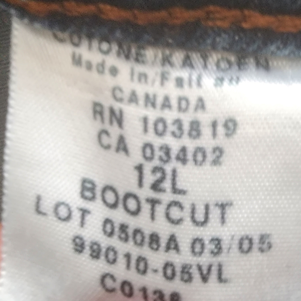 Harley Davidson Bootcut Long Jeans - Picture 2 of 4